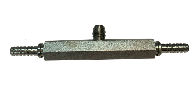 خاردار به NPT Thread Tee شیلنگ تناسب