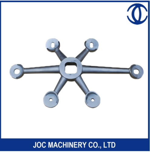 گیره عنکبوتی 4 راه چدن پرده دیواری دیواری عنکبوت